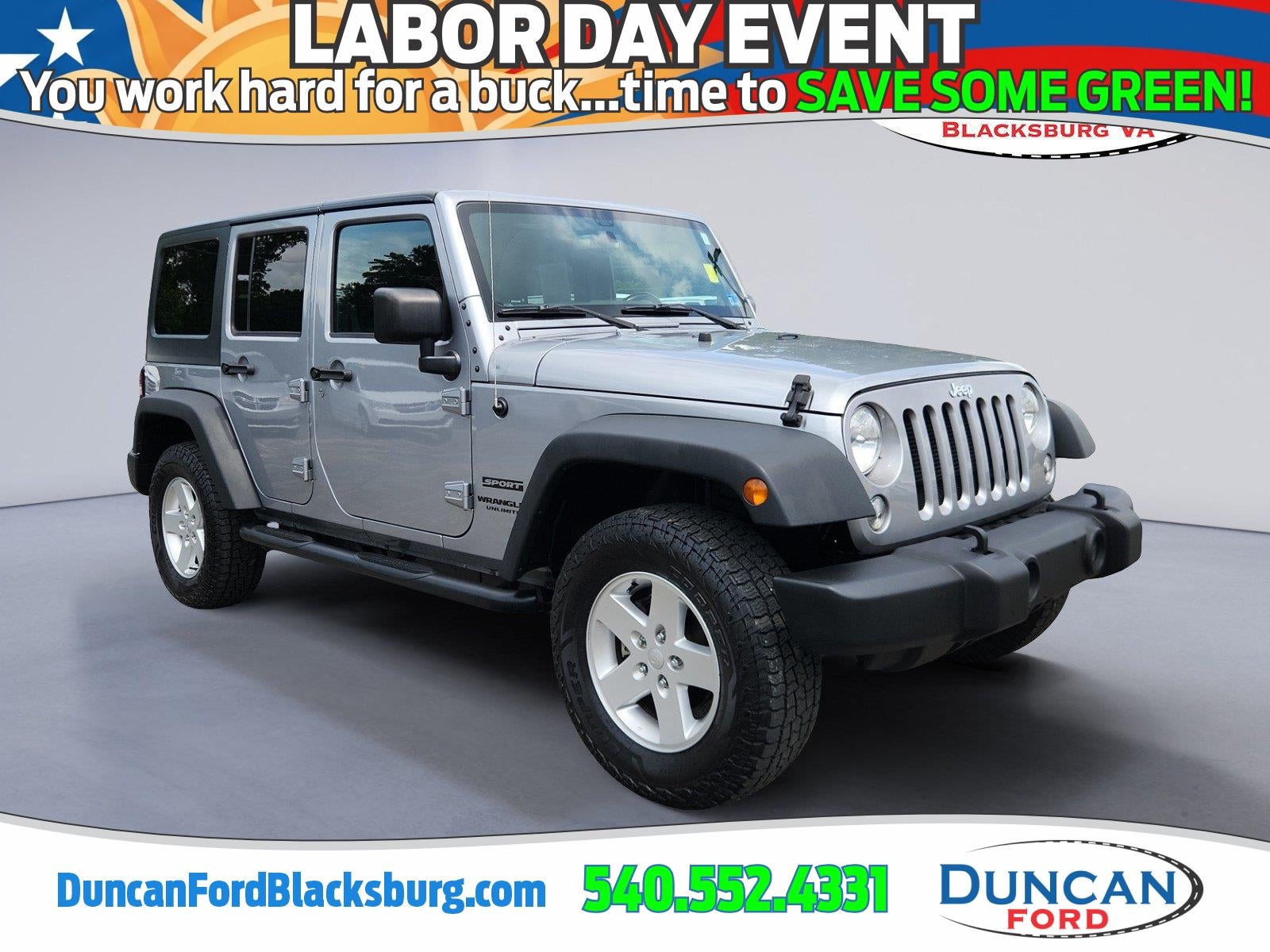 2017 Jeep Wrangler Unlimited Sport