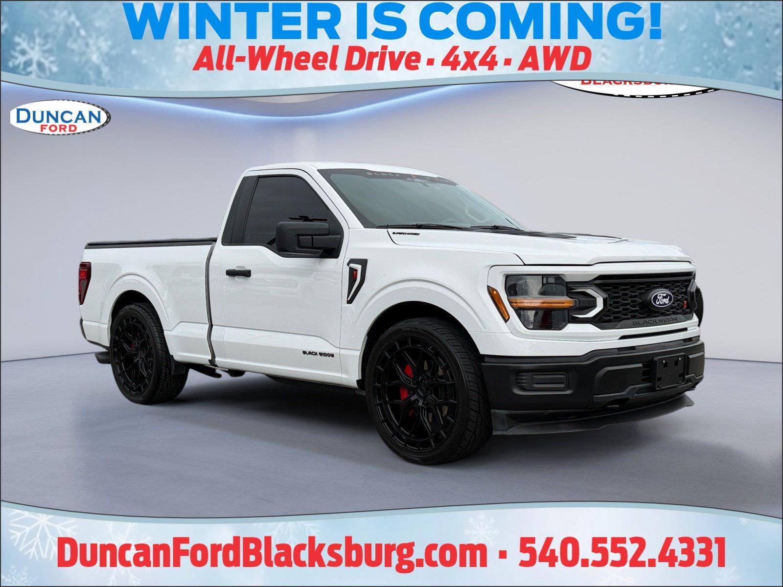 2025 Ford F-150 BLACK WIDOW SUPERCHARGED 713 HP