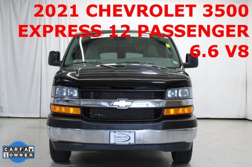 2021 Chevrolet Express 3500 LT 15 PASSENGER BIG 6.6 V8 ENGINE