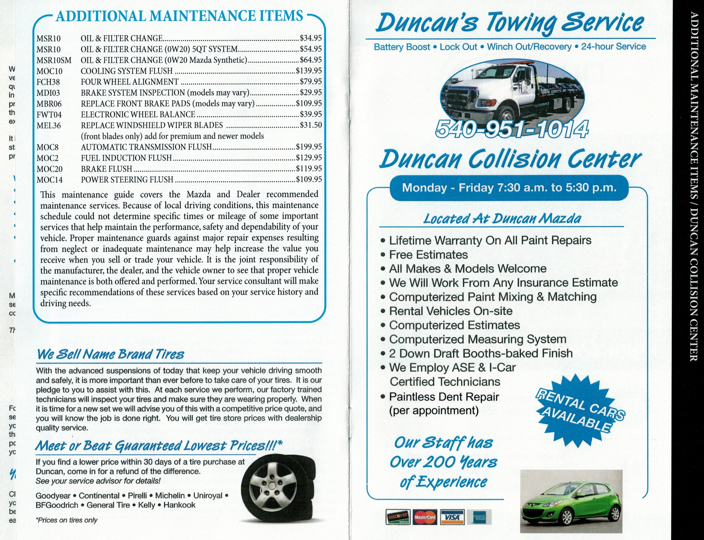 Mazda Maintenance 4